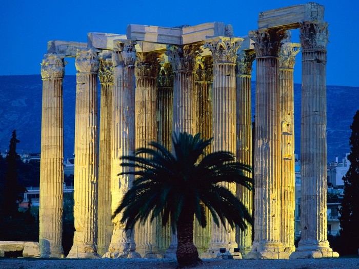 Temple of Olympian Zeus, Athens, Greece - Grecia