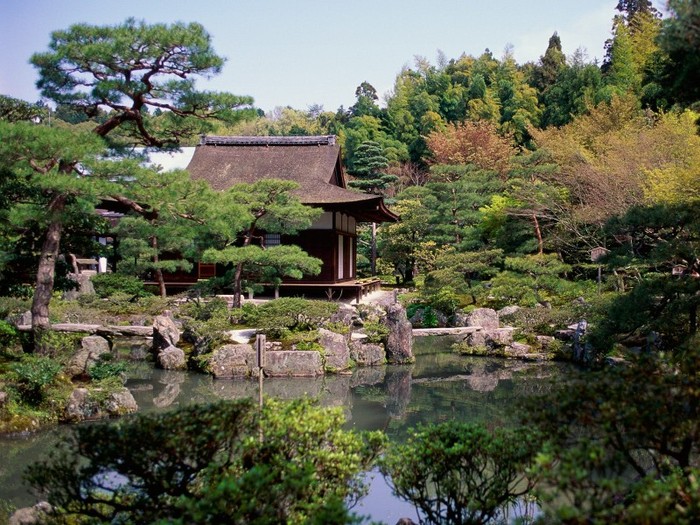 Ginkakuji Temple, Kyoto, Japan - Japonia