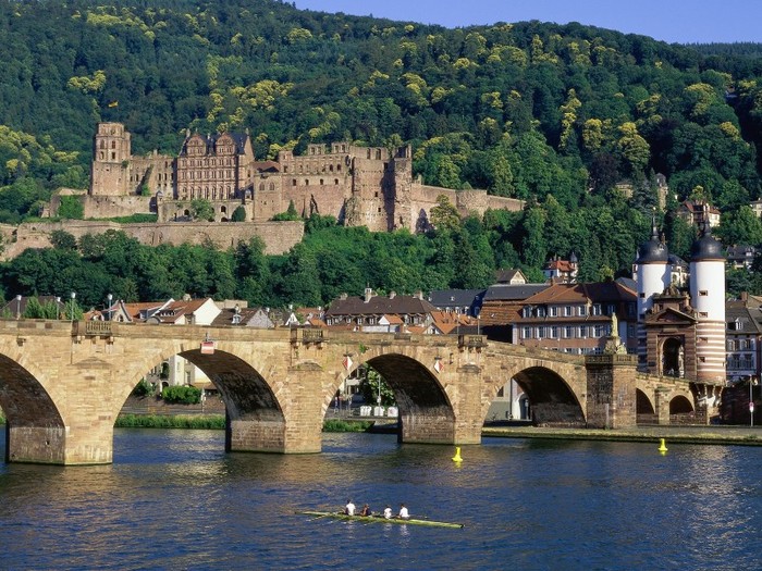 Neckar River, Heidelberg, Germany - Germania