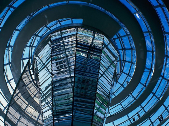 Reichstag Interior, Berlin, Germany