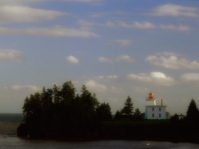 Blockhouse Point Lighthouse, Fort Amherst National Historic Park, Prince Edward Island
