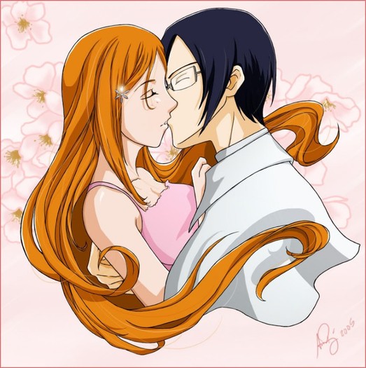 IshidaOrihime - anime couple