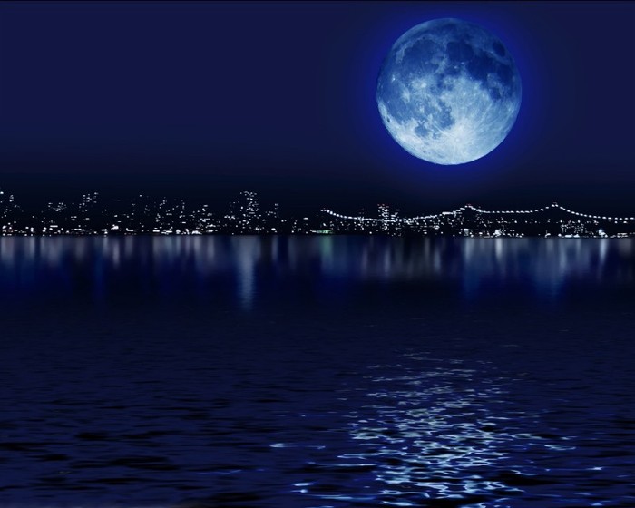 blue moon - Moon