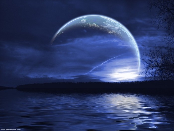 blue-moon-full-night - Moon