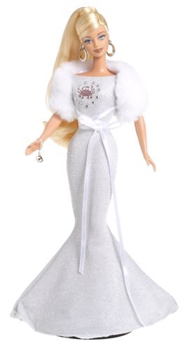 mattel-barbie-doll--cancer-zodiac-collector-dolls-pink-label-june22--july-22-