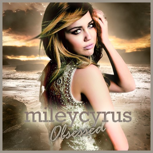 Miley-Cyrus-Obsessed-FanMade-xbrightlights - wallpaper Hannah Montana