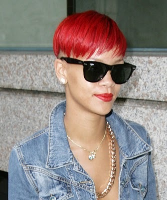 Rihanna Short Hairstyles - rihanna 2011