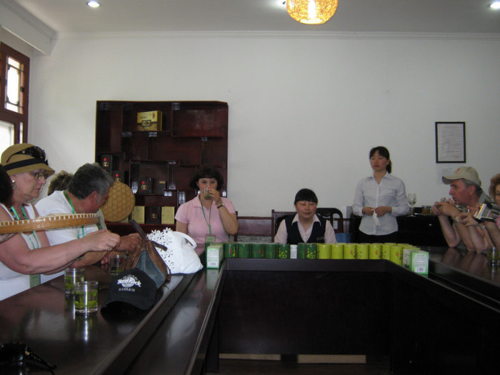 Hangzhou - la  plantatia de ceai verde - China