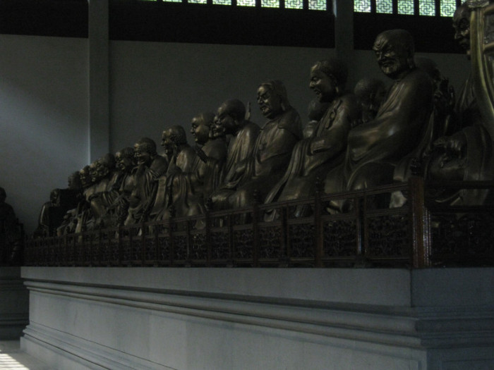 Hangzhou - templul Lingyan - pavilionul celor 500 de discipoli