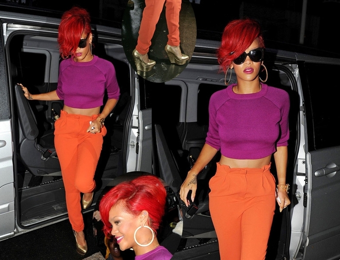 Rihanna isi promoveaza noul album la Londra Rihanna isi promoveaza noul album la Londra - rihanna 2011