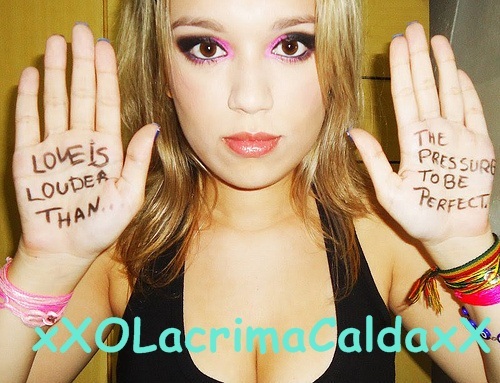 Love is louder than the pressure to be perfect - x-x Love is louder than the pressure to be perfect