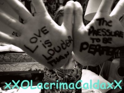 Love is louder than the pressure to be perfect