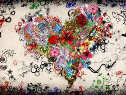 Imagini De Colorat Cu Flori Si Inimioare Gratuit Pentru A Imprima