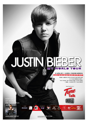 Bieber-poster-NEW - Justin Biber
