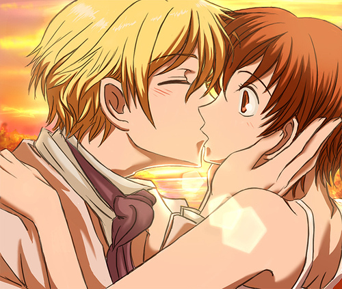 Tamaki__Kiss__Haruhi - club ouran high school host club