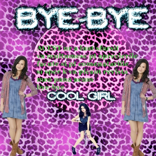 bye-bye - aaaa revista cool girl NO3