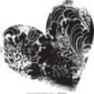 Avatare Inimi Alb Negru Yahoo Messenger - Heart