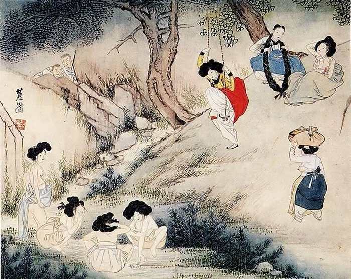 259fuig - Shin Yun-bok - picturi