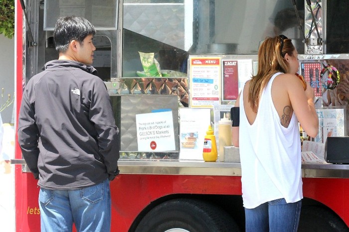 003 - 0-0At A Trendy Food Truck With Tish In Culver City