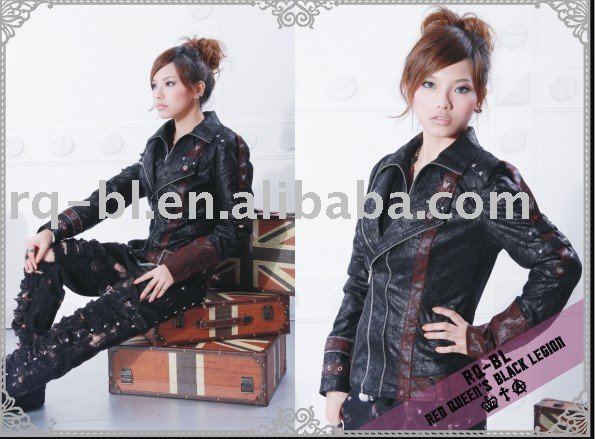 Gothic_punk_lolita_fashion_Jacket_21058BR_from - 0Style0