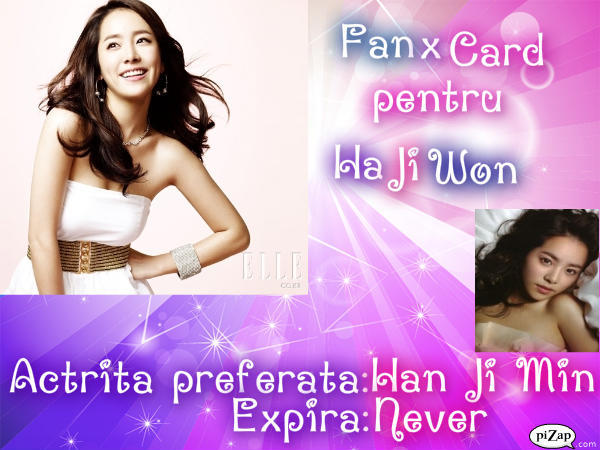 FanxCard pt HaJiWin - 0 Fan Card pentru voi 0