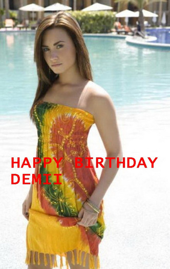 Demi Lovato Look Fabulous In here New Fashion Statement - 000 HAPPY BIRTHDAY DEMZ