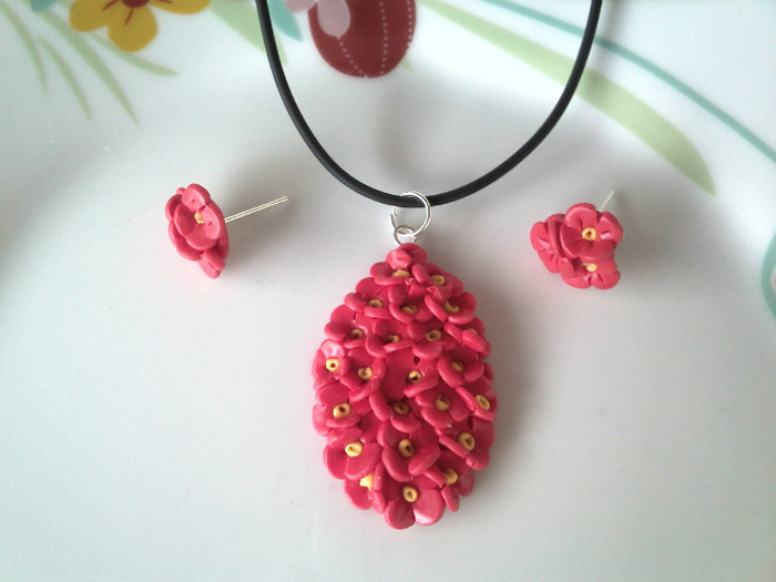 IMG088set rosu florice;le fimo