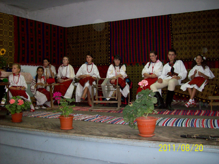 SEZATOAREA TINERELOR FETE tinuta in sala Caminului Cultural din Palos.
