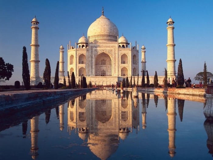 Peisaj Taj Mahal, Agra, India