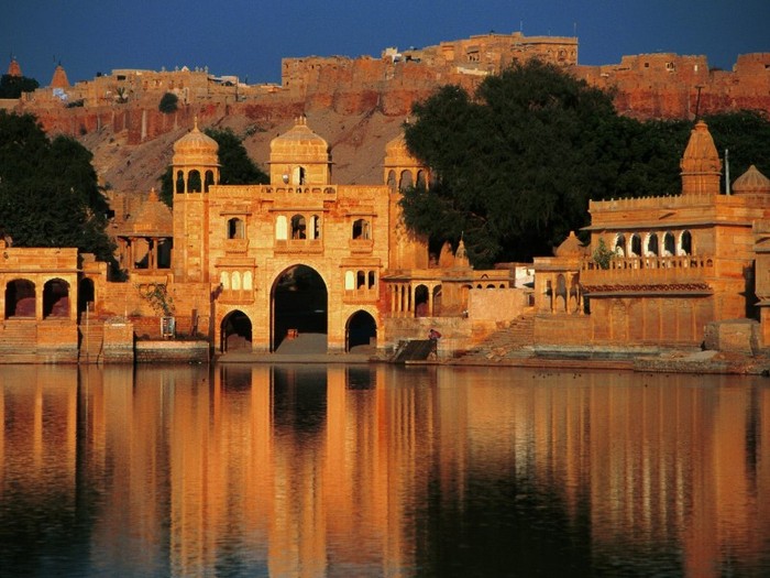 Gadi Sagar Temple, Jaisalmer, Rajasthan, India - xxINDIAxx