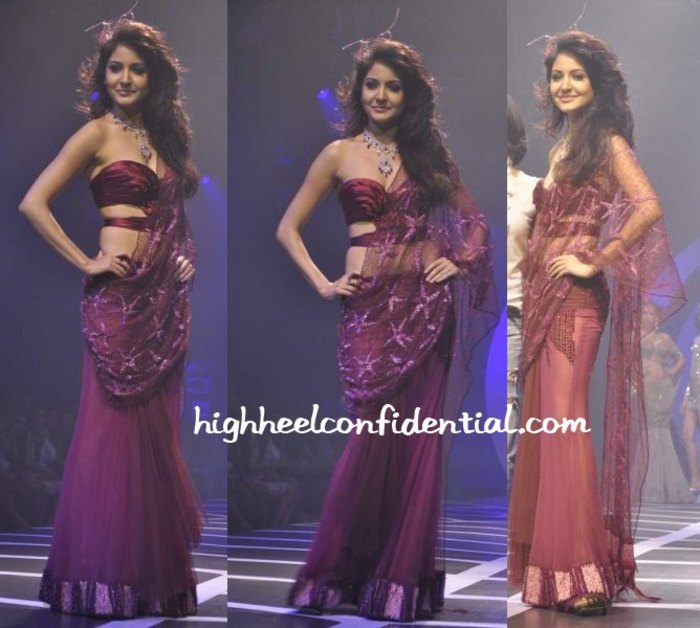 anushka-sharma-rina-dhaka-hdil-couture-week-2010 - ANUSHKA SHARMA