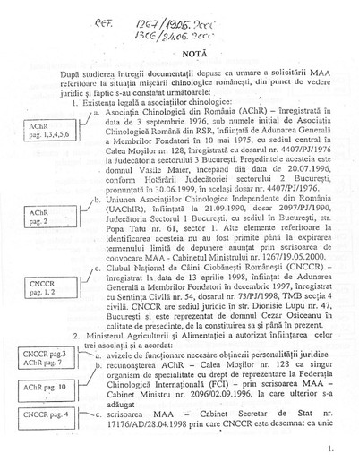 Ministerul Agriculturii Nota 1