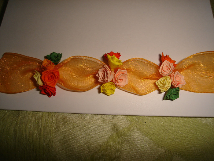 felicitare - tehnica rularii hartiei -  quilling