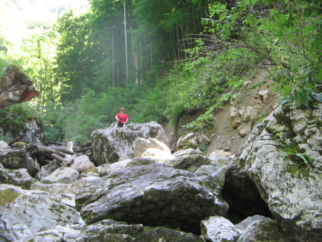 IMG_5594; Mai sus nu mai este apă doar primăvara,când sunt debite mai mari.
