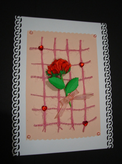 card - tehnica rularii hartiei -  quilling