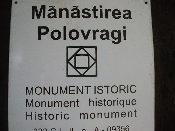 POLOVRAGI - Manastirea Polovragi