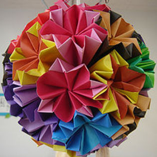 220px-Origami_ball - origami si chanoyu