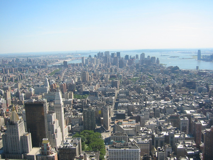 Downtown_New_York_City_from_the_Empire_State_Building_June_2004 - New York-capitala lumii
