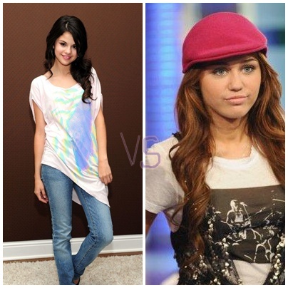 vsVSSSSSSSS; miley VS selena
