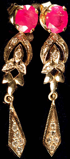 faceted_ruby_earrings_with_diamonds_jre48