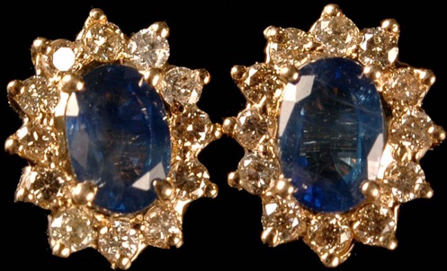 faceted_sapphire_earrings_with_diamonds_jre43 - Cercei indieni