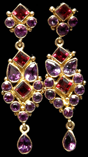 fine_cut_amethyst_post_earrings_with_garnet_jpr13