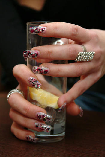 Beautiful shiny manicure