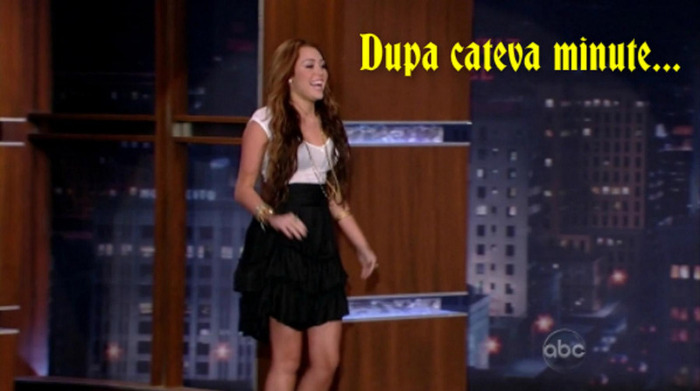 Dupa cateva minute...