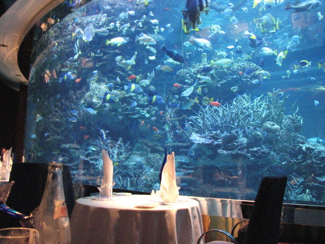 aquarium-burj-al-arab - Burj al arab-unicul hotel de 7 stele din lume