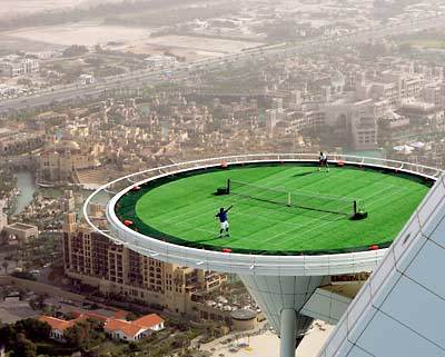 TENNIS1 - Burj al arab-unicul hotel de 7 stele din lume