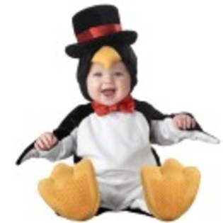 pinguin - poze cu bebelusi in diferite costume