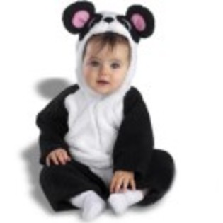 urs-panda - poze cu bebelusi in diferite costume