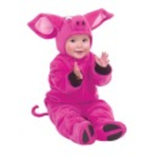 porc-siclam - poze cu bebelusi in diferite costume