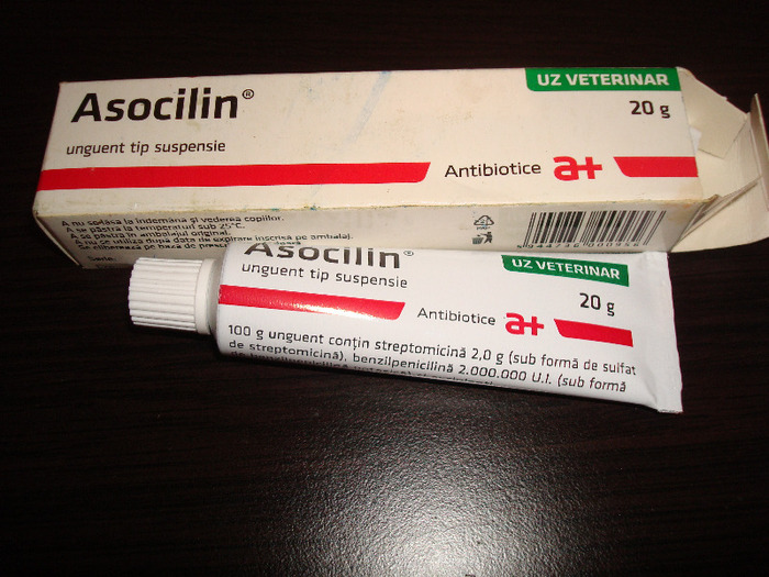 Asocilin - MEDICAMENTELE SI FURAJELE  URECHIATILOR